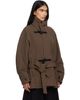 LEMAIRE LEMAIRE Khaki Short Duffle Coat - 2
