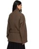 LEMAIRE LEMAIRE Khaki Short Duffle Coat - 3
