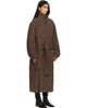 LEMAIRE LEMAIRE Khaki Wrap Coat - 2
