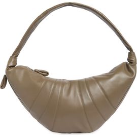 Lemaire Lemaire Large Croissant Leather Crossbody Bag