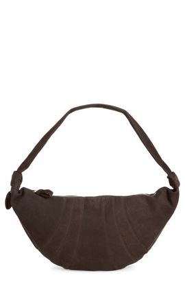 Lemaire Lemaire Large Croissant Nubuck Leather Bag