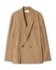 Lemaire Lemaire Light Double Breasted Silk Blend Jacket - 4