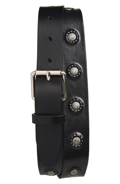 Lemaire Lemaire Marguerite Studded Leather Belt