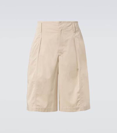 Lemaire Lemaire Maxi cotton twill Bermuda shorts