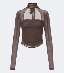 Lemaire Lemaire Mesh turtleneck top