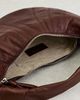 Lemaire Lemaire Mini Fortune Croissant Bag Roasted Pecan One - 6