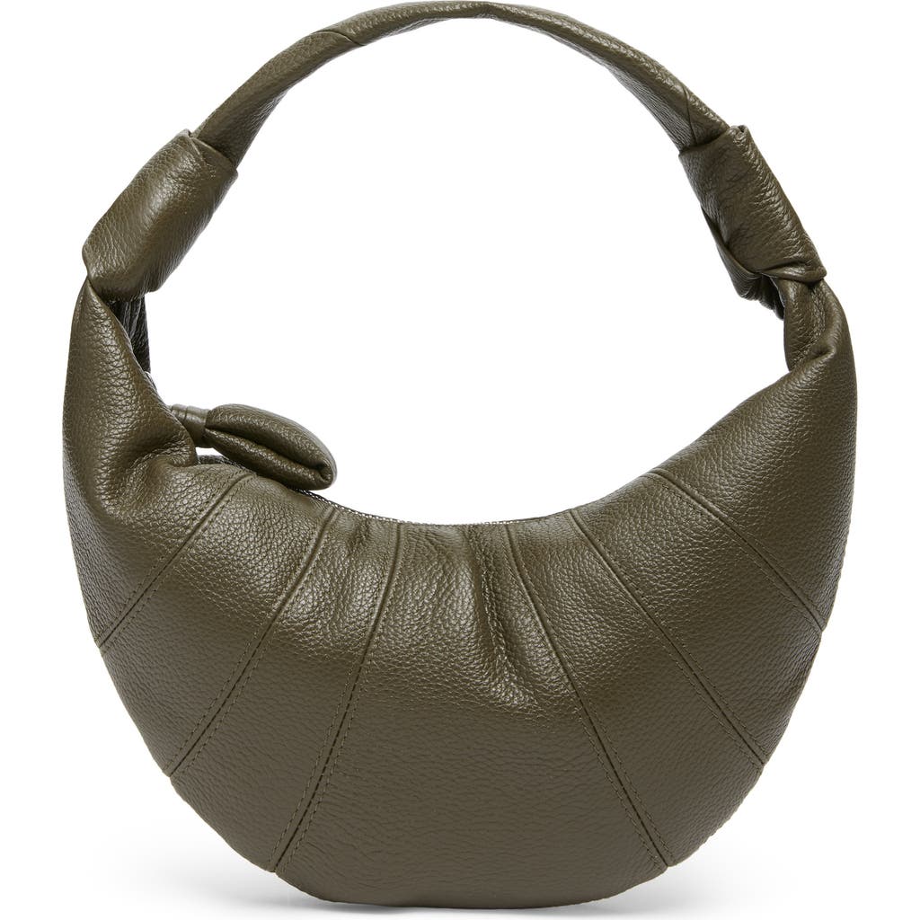Lemaire Lemaire Mini Fortune Croissant Leather Handbag