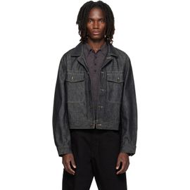 LEMAIRE LEMAIRE Navy Denim Trucker Jacket