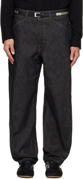LEMAIRE LEMAIRE Navy Twisted Workwear Jeans