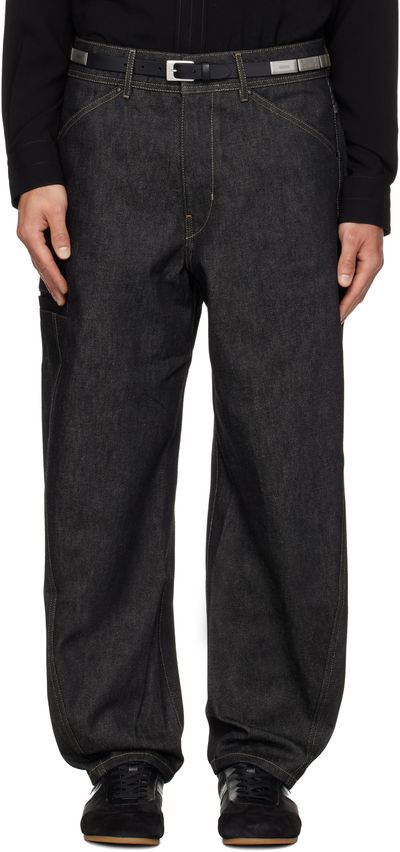 LEMAIRE LEMAIRE Navy Twisted Workwear Jeans