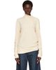 LEMAIRE LEMAIRE Off-White Long-Sleeve Scarf T-shirt - 1