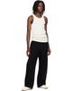 LEMAIRE LEMAIRE Off-White Ribbed Jersey Tank Top - 4