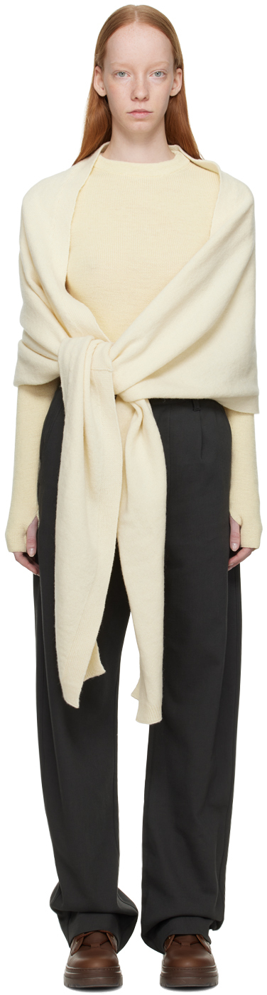 LEMAIRE - Off-White Wrap Scarf