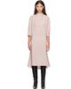 LEMAIRE LEMAIRE Pink Soft Collar Midi Dress - 1