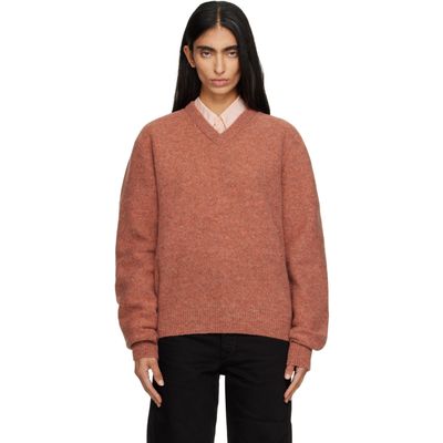 LEMAIRE LEMAIRE Pink V-Neck Sweater