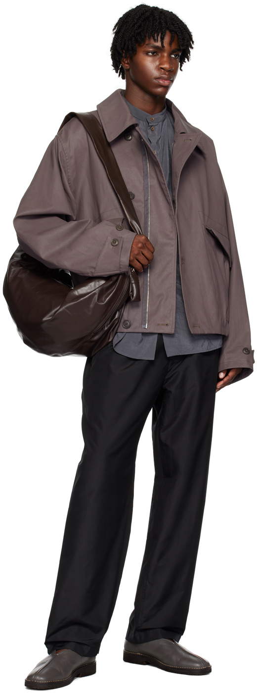 LEMAIRE PURPLE BOXY JACKET