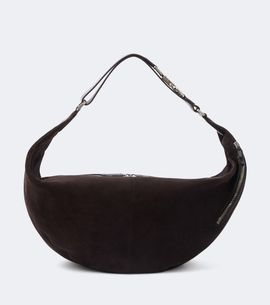 Lemaire Lemaire Quiver Clip large suede shoulder bag