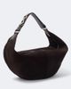Lemaire Lemaire Quiver Clip large suede shoulder bag - 5