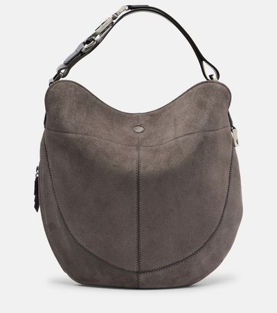 Lemaire Lemaire Quiver Clip Medium suede shoulder bag