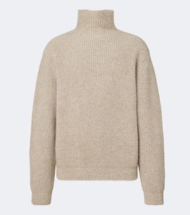Lemaire Lemaire Ribbed-knit alpaca and yak sweater