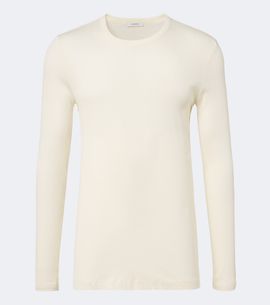 Lemaire Lemaire Ribbed-knit cotton T-shirt