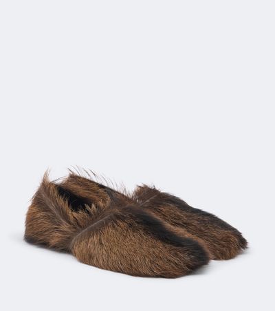 Lemaire Lemaire Shearling slip-on shoes