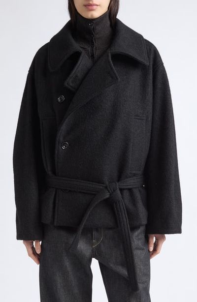 Lemaire Lemaire Short Wool & Alpaca Wrap Coat