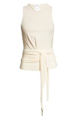 Lemaire Lemaire Sleeveless Jersey Wrap Top