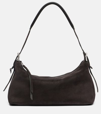 Lemaire Lemaire Small belted suede shoulder bag