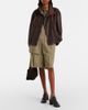 Lemaire Lemaire Small belted suede shoulder bag - 5