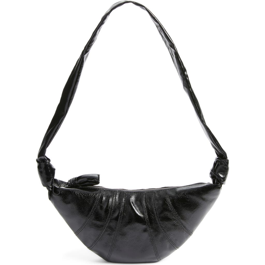 Lemaire Lemaire Small Croissant Coated Cotton Crossbody Bag