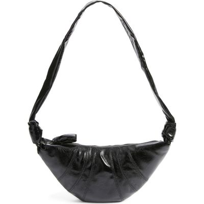 Lemaire Lemaire Small Croissant Coated Cotton Crossbody Bag