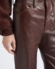 Lemaire Lemaire Straight Leg Leather Pants - 4