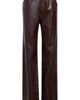 Lemaire Lemaire Straight Leg Leather Pants - 5