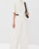 Lemaire Lemaire T-Shirt with Foulard Necktie Light Cream - 5
