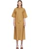 LEMAIRE LEMAIRE Tan Reversible Tube Midi Dress - 1