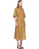 LEMAIRE LEMAIRE Tan Reversible Tube Midi Dress - 2