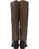 LEMAIRE LEMAIRE Taupe Crease Sleeve Tall Boots - 2
