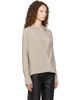 LEMAIRE LEMAIRE Taupe Twisted Blouse - 2