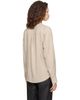 LEMAIRE LEMAIRE Taupe Twisted Blouse - 3