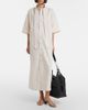 Lemaire Lemaire Tie-neck cotton and silk shirt dress - 2