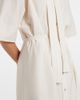 Lemaire Lemaire Tie-neck cotton and silk shirt dress - 4