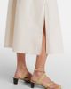 Lemaire Lemaire Tie-neck cotton and silk shirt dress - 5