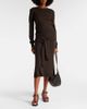 Lemaire Lemaire Trompe L'Åil wool-blend midi skirt - 2