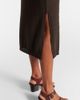 Lemaire Lemaire Trompe L'Åil wool-blend midi skirt - 5