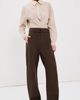 Lemaire Lemaire Twisted Belted Pants RISTRETTO - 5