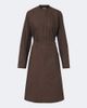 Lemaire Lemaire Vareuse belted cotton and silk midi dress - 1