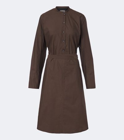 Lemaire Lemaire Vareuse belted cotton and silk midi dress