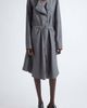 Lemaire Lemaire Vareuse Long Sleeve Washed Cotton & Silk Dress - 1