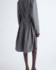 Lemaire Lemaire Vareuse Long Sleeve Washed Cotton & Silk Dress - 2